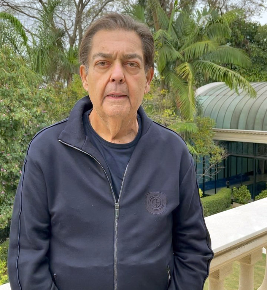 Esposa de Faustão revela nova internação dias antes do apresentador completar 75 anos