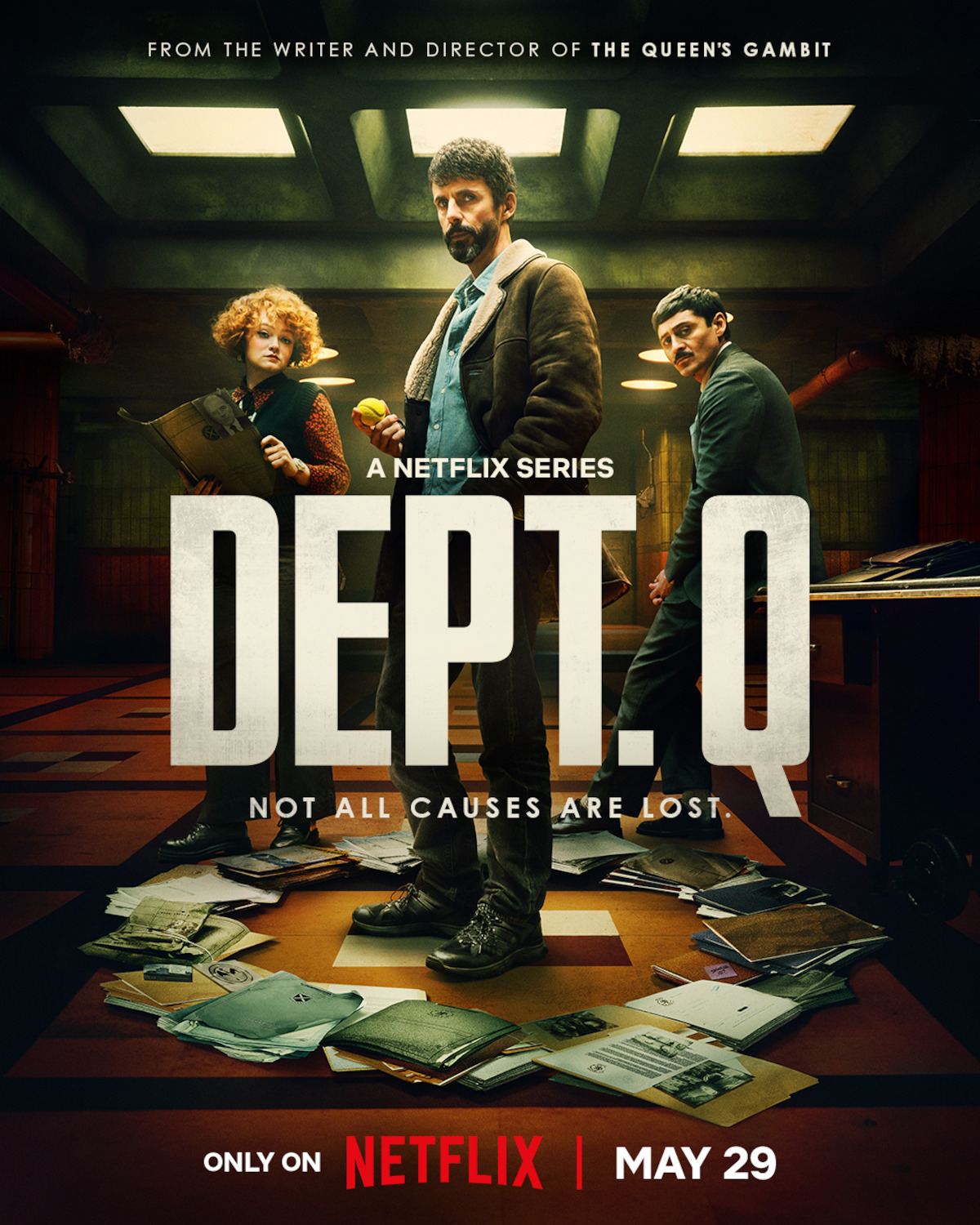 Matthew Goode lidera “Dept Q”, nova série policial na Netflix