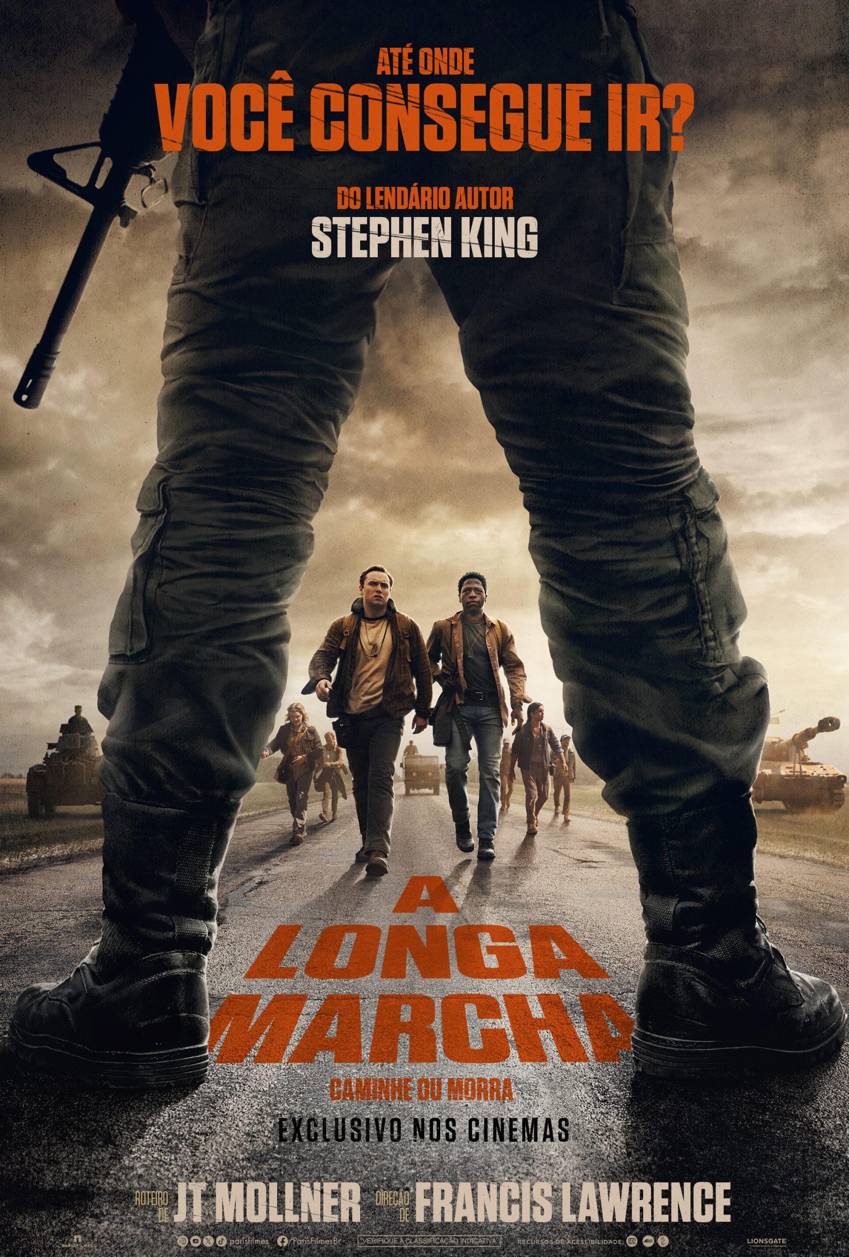 Trailer brutal de “A Longa Marcha” mostra adolescentes caminhando até a morte
