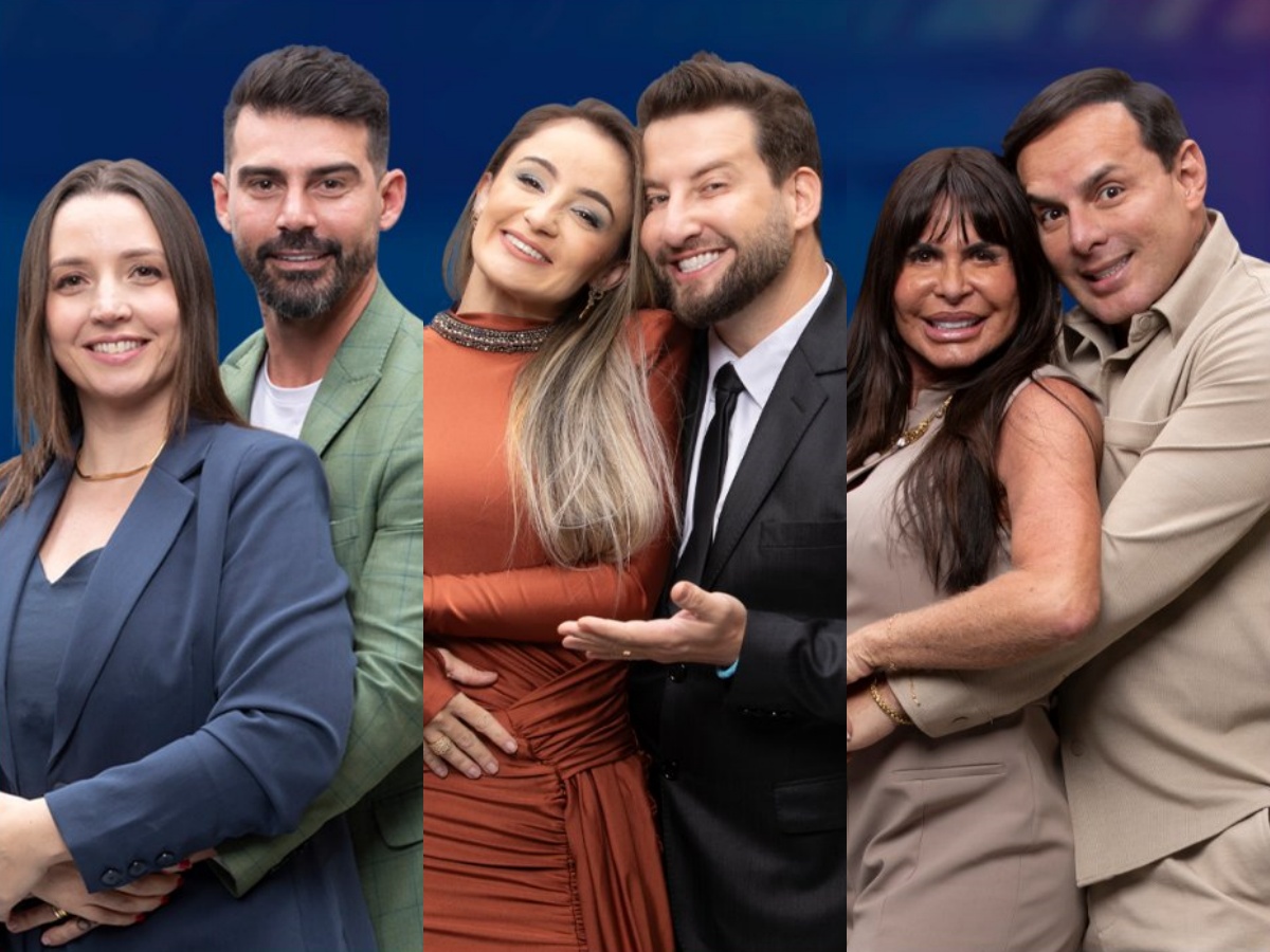 Gretchen e Esdras, Giovanna e Eros, Caroline e Radamés estão na 2ª D.R. do Power Couple 7