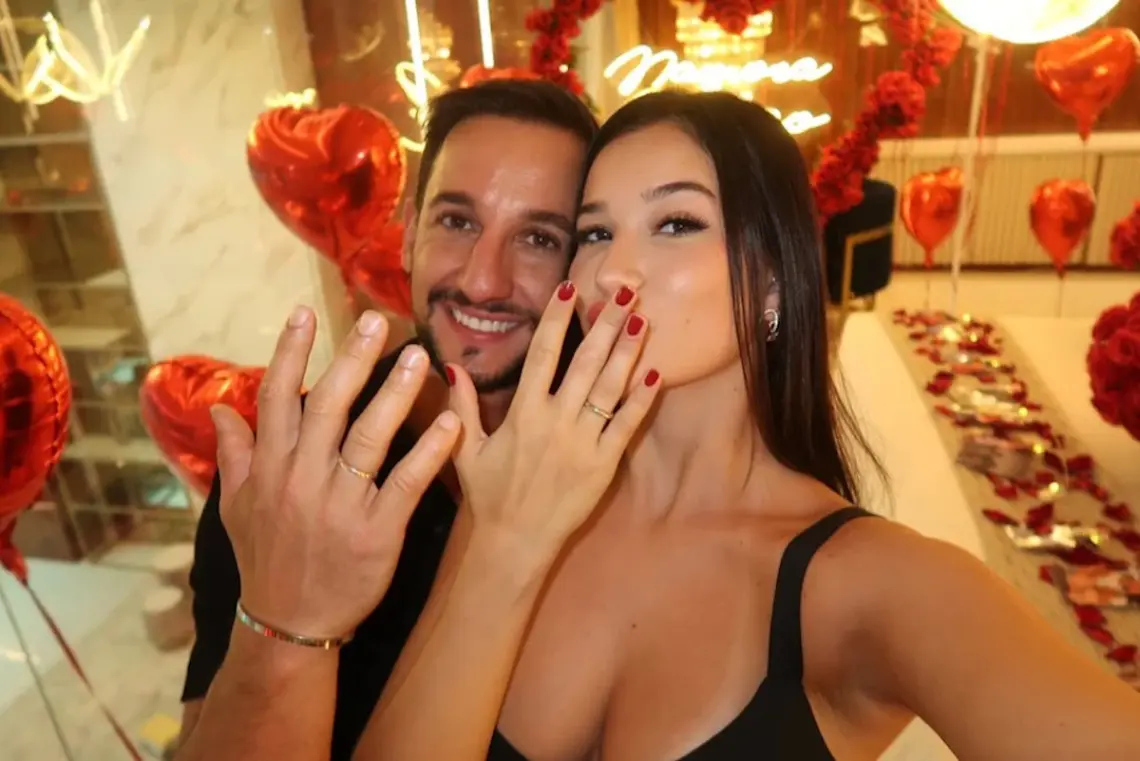 A Fazenda 17: Duda Wendling anuncia fim de namoro com Luiz Otávio Mesquita