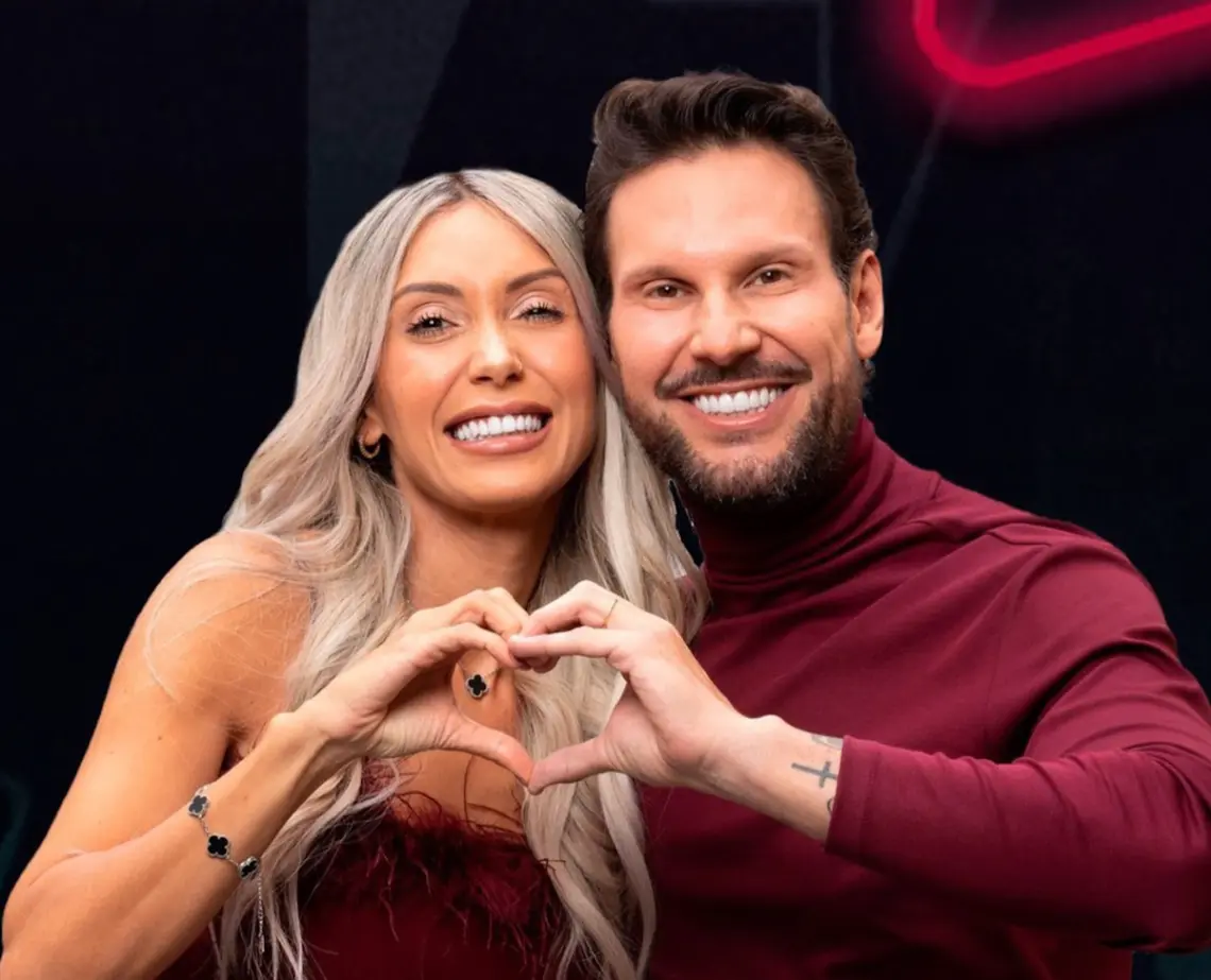 Casal do “Power Couple 7”, Rafael Pessina e Talira Manñes, estreia